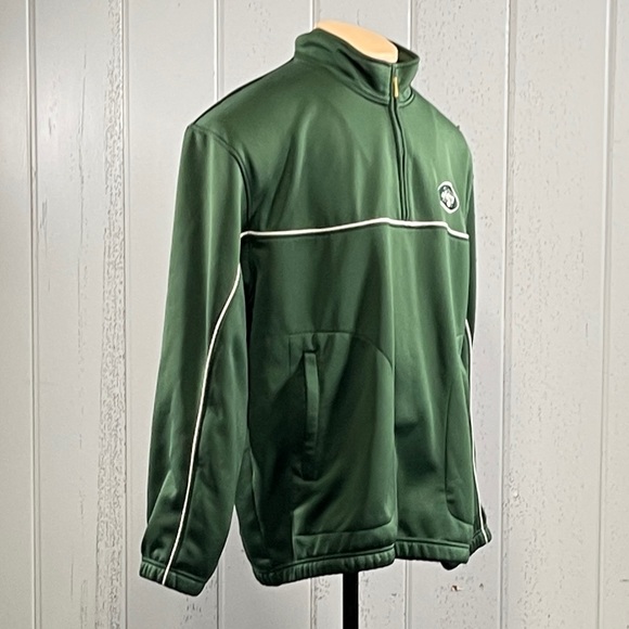 REEBOK NFL NY JETS Men’s Green Collared Zip Up  Team Apparel Sz 2XL - Picture 4 of 14